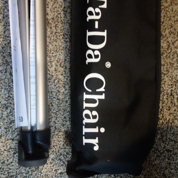 NEW STEP2GOLD Ta-Da Series 2 Chair Portable Folding Hiking Cane 34.2" Blue - Picture 4 of 6